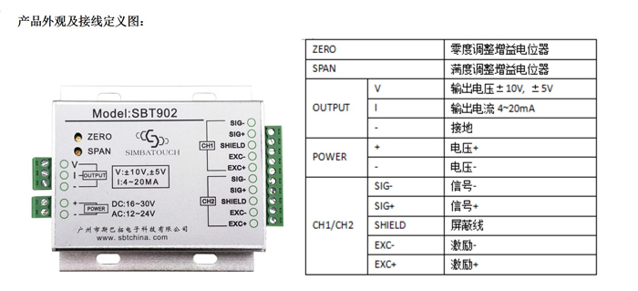 斯巴拓SBT902久久永久免费中文字幕变送器4-20ma 0-10v 0-5v输出高精度称重重量4.jpg