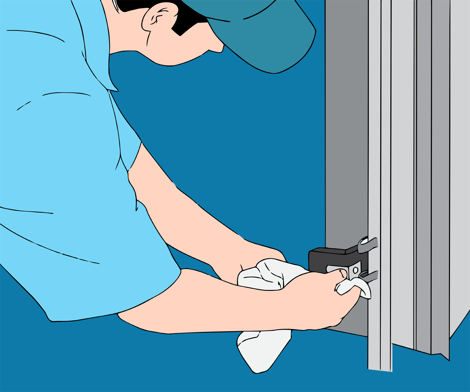 车库门传感器测力分辨好坏图